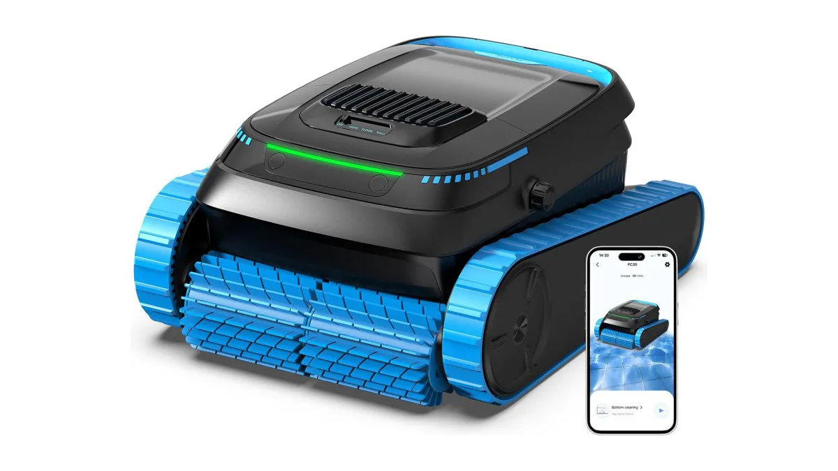 BOTLUXE PC20 Poolroboter schwarz, leistungsorientiertes Modell