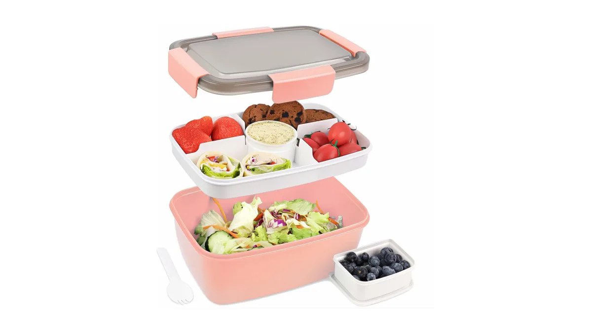 Bugucat Lunchbox 2000ml mit Salatbehälter