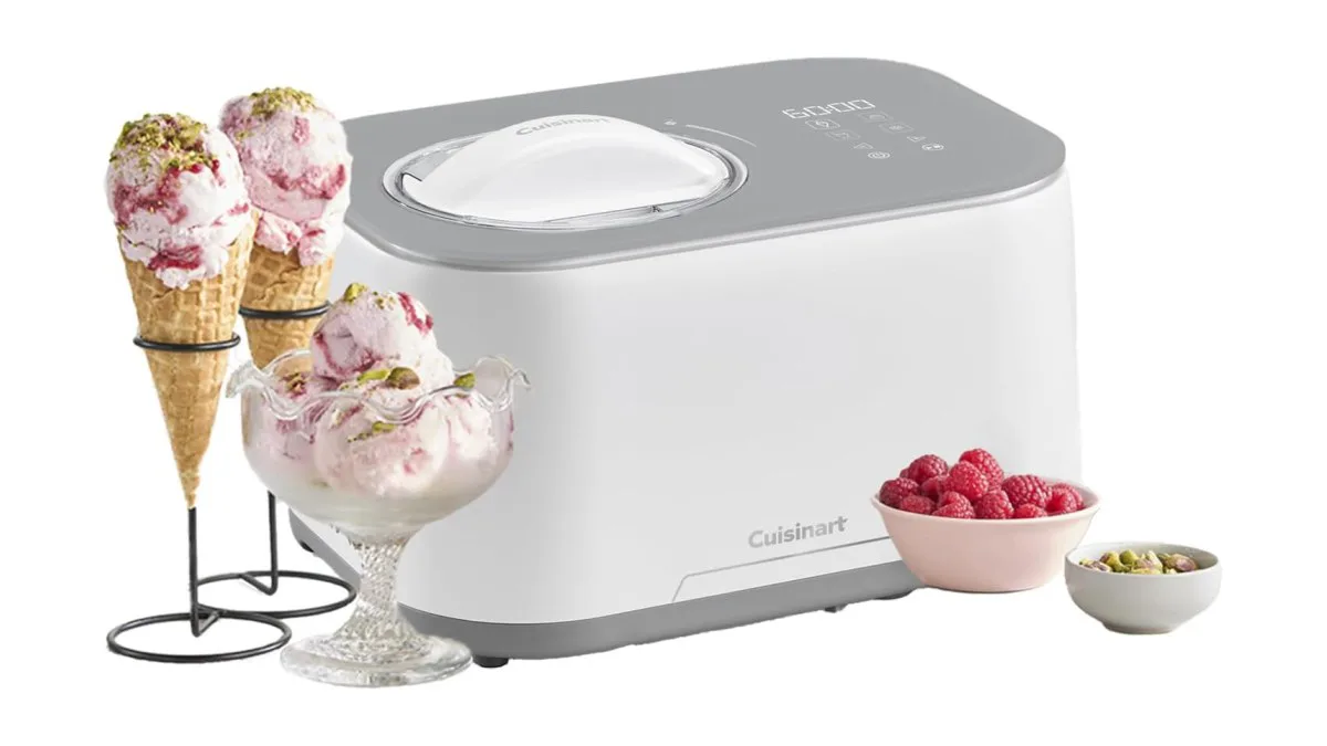 Cuisinart FreezeEase selbstkühlende Eismaschine, kompakt, drei Programme