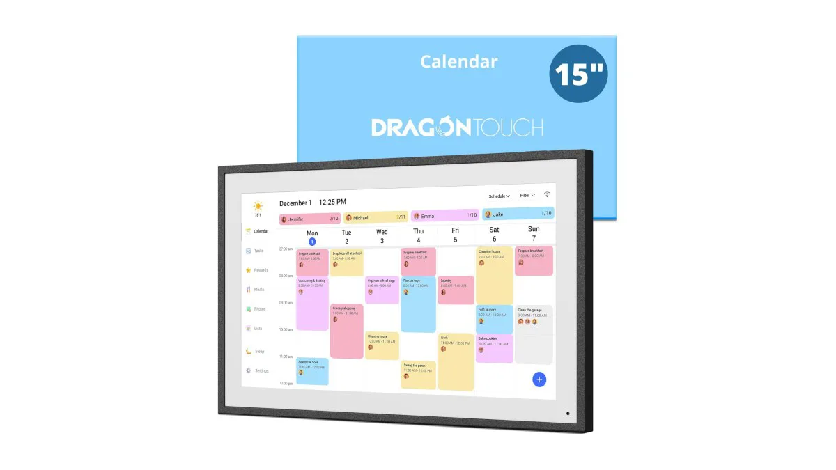 Dragon Touch 15,6" FHD Kalender 32GB Speicher