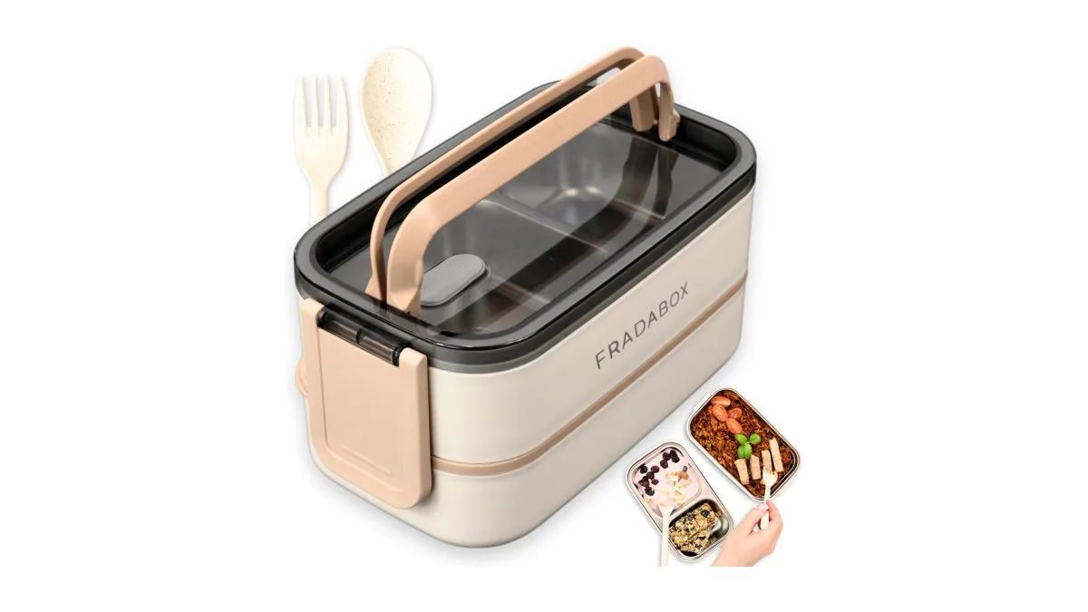 FRADABOX Taylor 2-etagige Edelstahl Bento Box