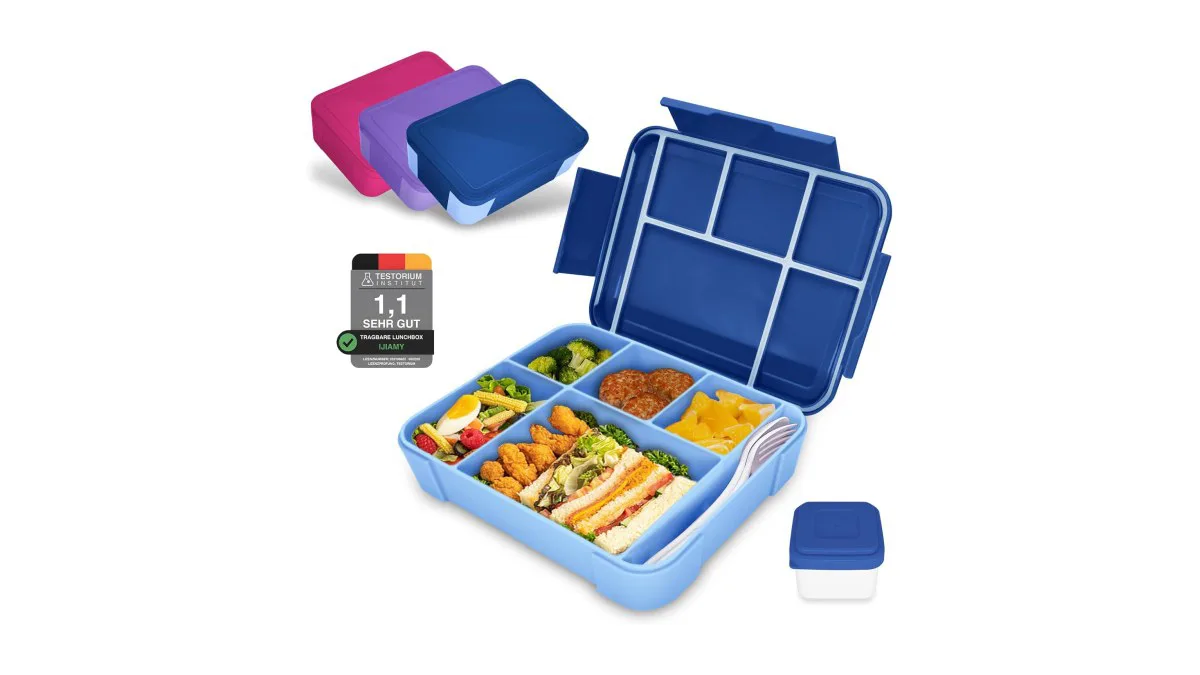 IJIAMY Brotdose Kinder Bento Box auslaufsicher Kinderbrotdose