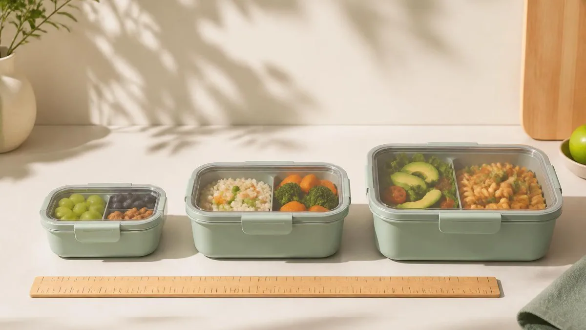 Vergleich Lunchbox Größen 500 900 1400 ml
