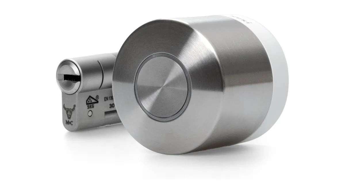 Nuki Smart Lock Ultra Euro-Profil, weiß/schwarz