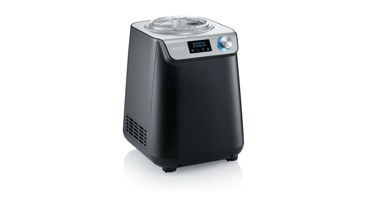 Severin Kompakt Eismaschine EZ 7407, slim design, Kompressor