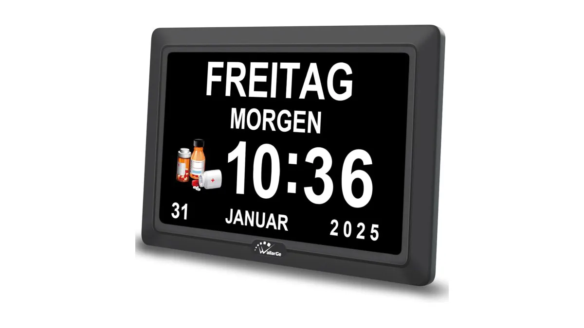 WallarGe digitale tagesuhr 7-zoll