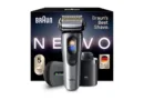 Braun NEVO Rasierer in Silber mit AeroTouch‑Scherelement und ergonomischem Griff