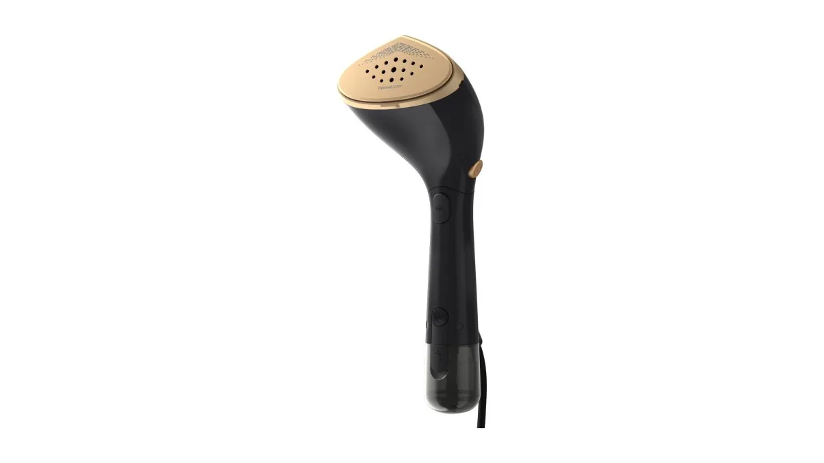 Philips Steamer 7000 Serie, schwarz, kraftvoller Handsteamer mit zwei Tanks