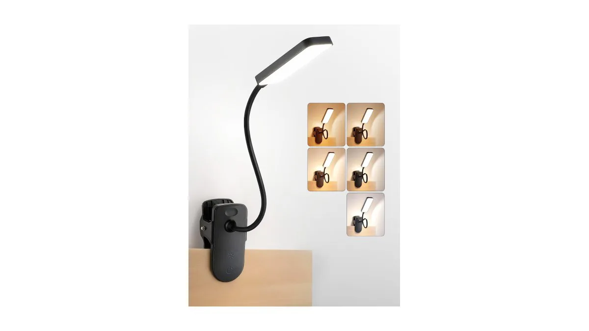 ReinHoo Klemmlampe mit Akku, 48 LED, kabellos und aufladbar