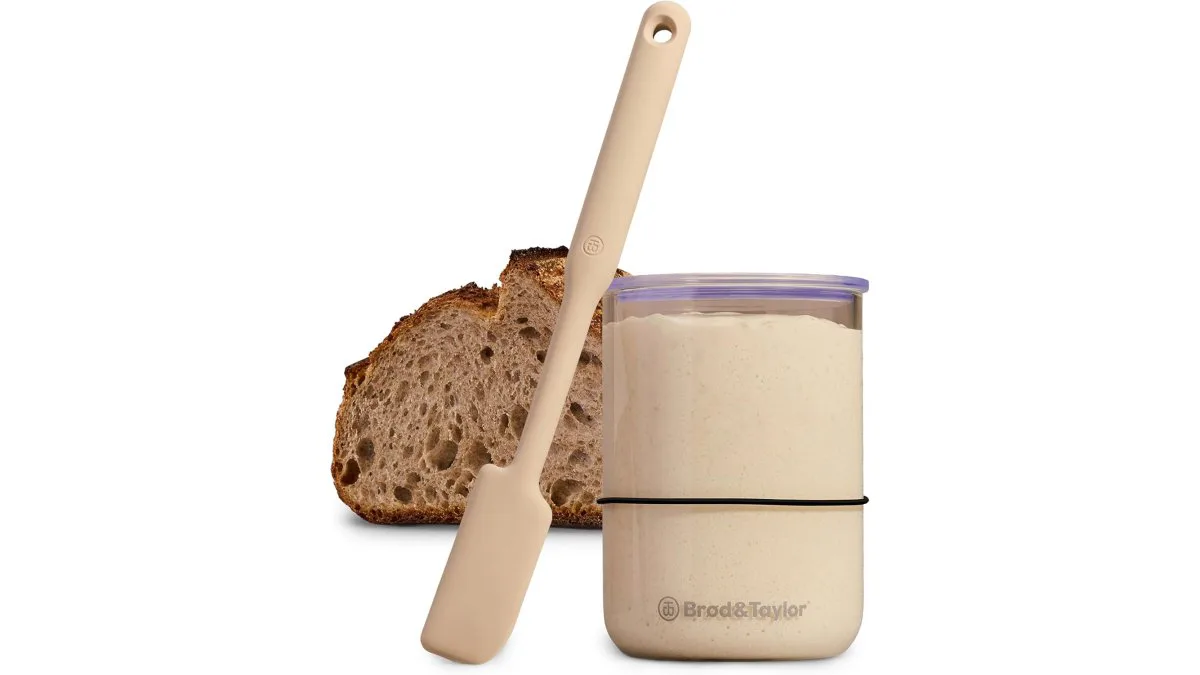 Sourdough Essentials Set mit 900 ml Glas und Spatel, Brod & Taylor